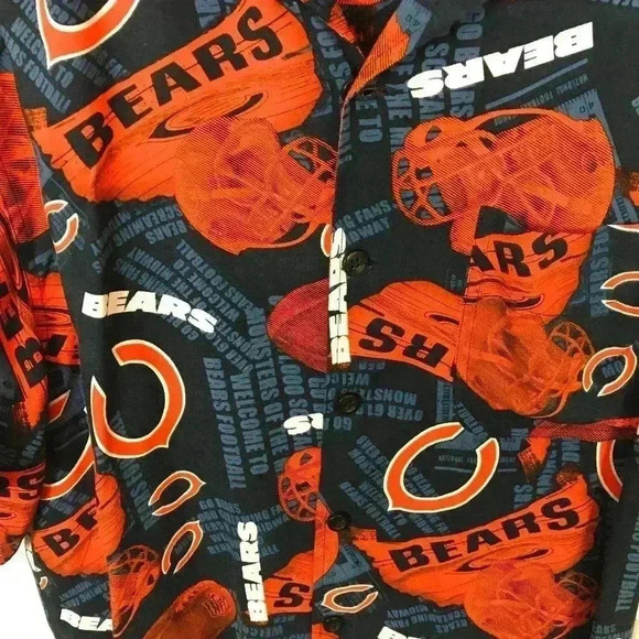 NFL CHICAGO BEARS Men Button Medium Shirts Rare - Picture 5 of 8